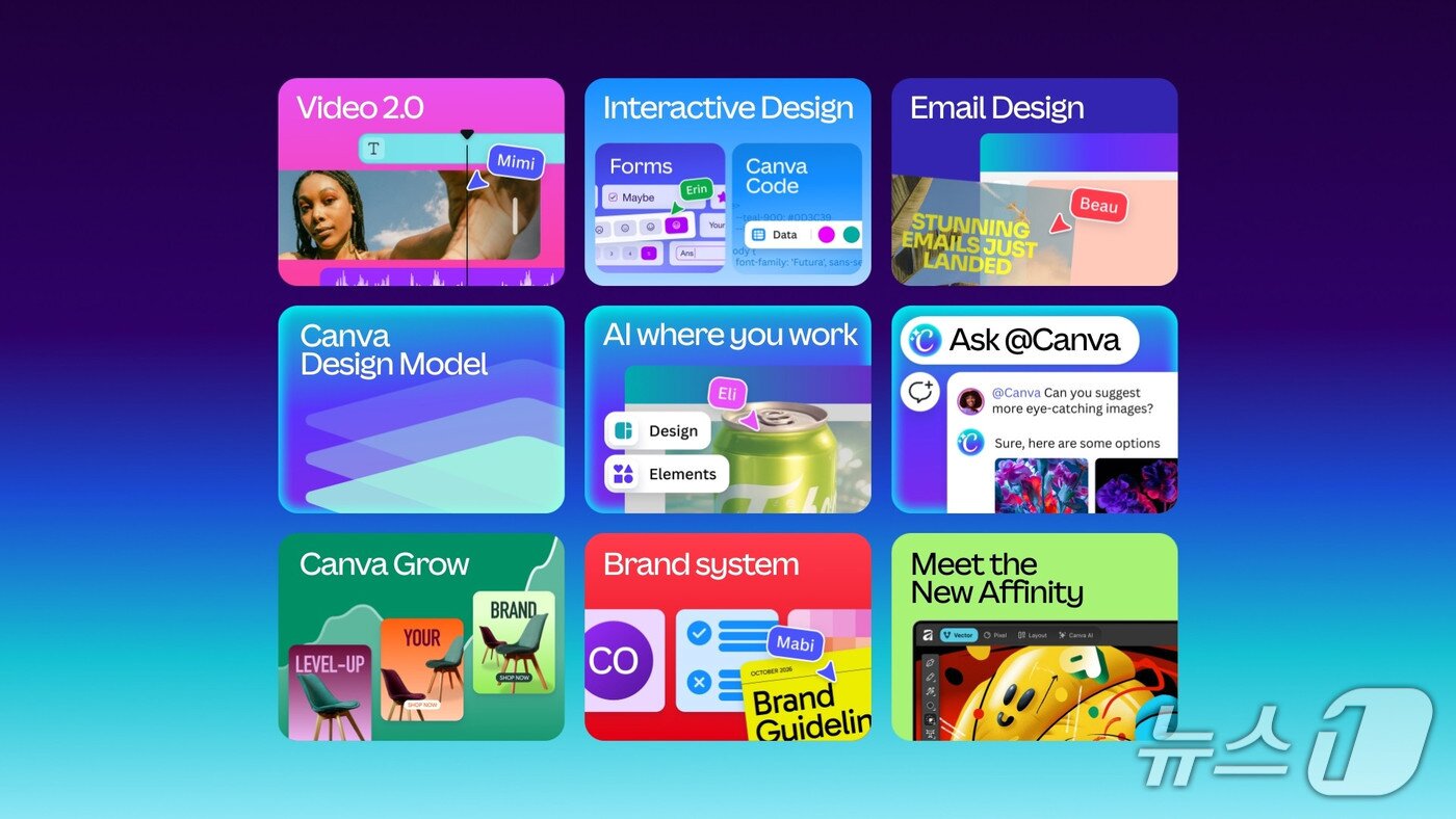 본문 이미지 - 캔바 크리에이티브 운영체제 출시&#40;캔바 제공&#41;
