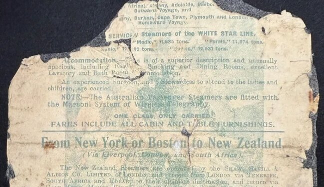 본문 이미지 - 113년 전 침몰한 여객선 '타이타닉호'와 함께 비극 속에서 사라졌던 일등석 승객의 유품. BBC