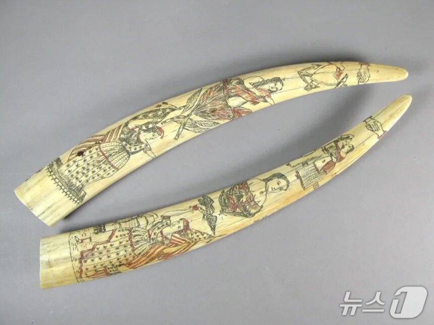 본문 이미지 - 도난당한 캘리포니아 오클랜드 박물관의 소장품의 모습 &#40;출처=CNN&#41;