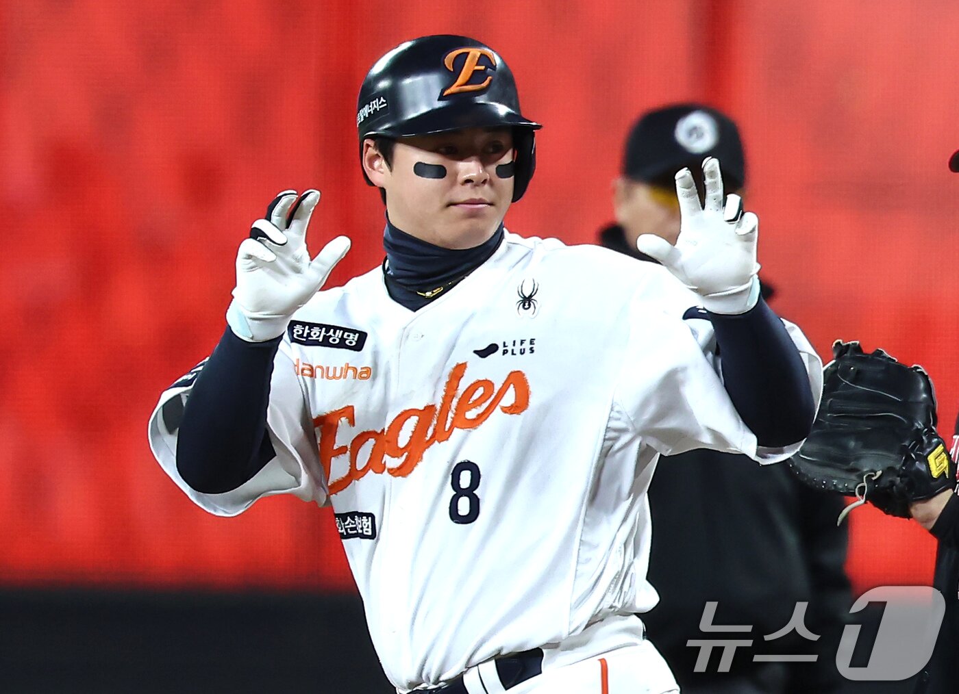 본문 이미지 - 한화 이글스 노시환. 2025.10.31 ⓒ 뉴스1 김도우 기자