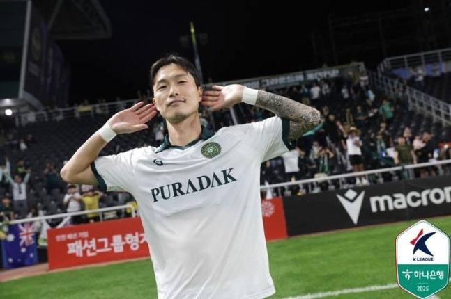 본문 이미지 - 프로축구 K리그2 김포FC의 박동진.&#40;한국프로축구연맹 제공&#41;