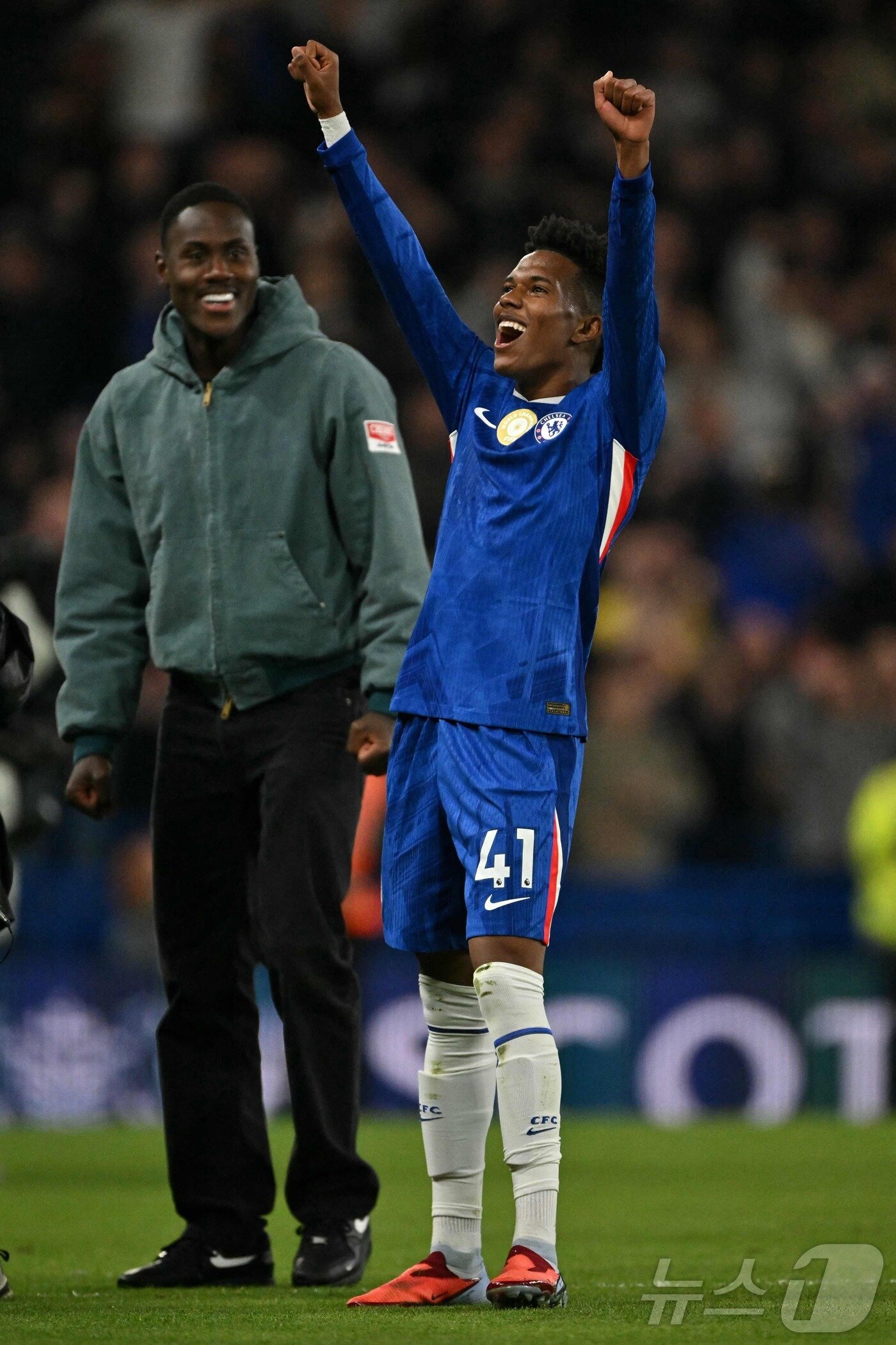 본문 이미지 - 2007년생 공격수 이스테방. ⓒ AFP=뉴스1