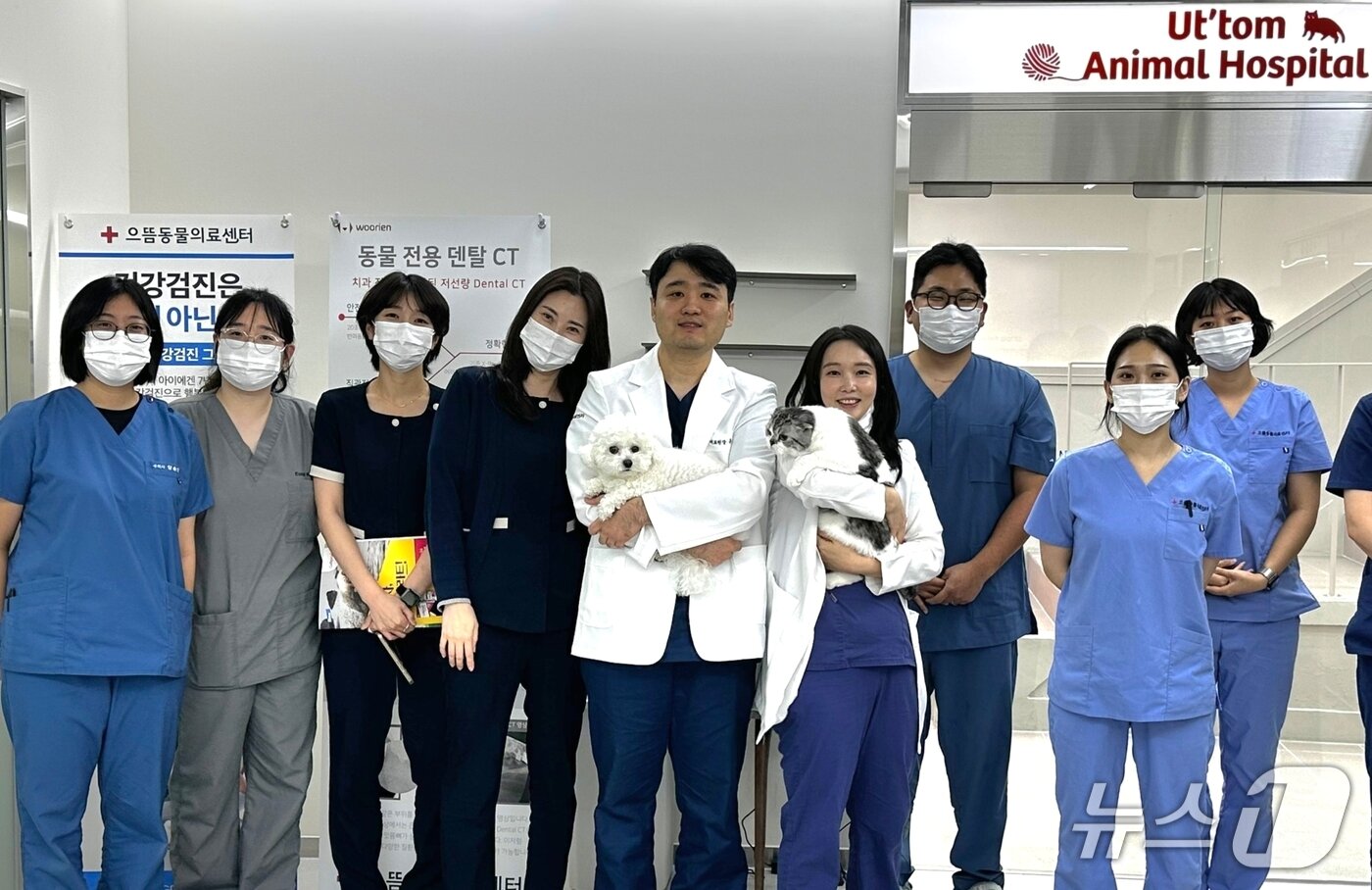 본문 이미지 - 으뜸동물의료센터는 나비야사랑해에 물품을 후원했다&#40;동물병원 제공&#41; ⓒ 뉴스1