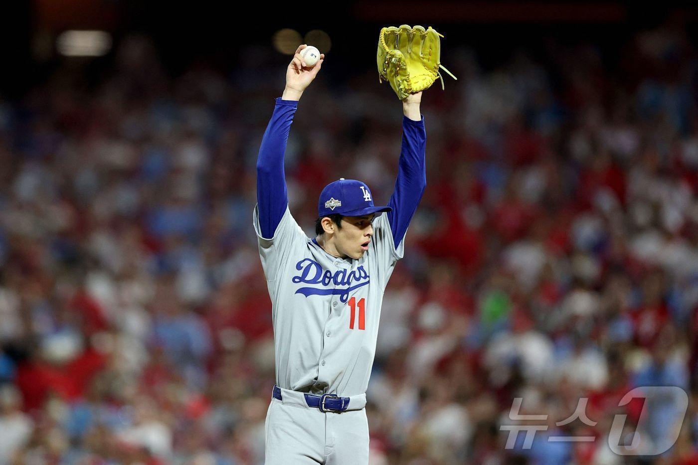 본문 이미지 - LA 다저스 사사키 로키. ⓒ AFP=뉴스1