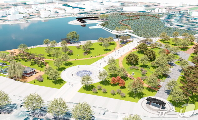 본문 이미지 - 덕진공원 열린광장 조감도./뉴스1