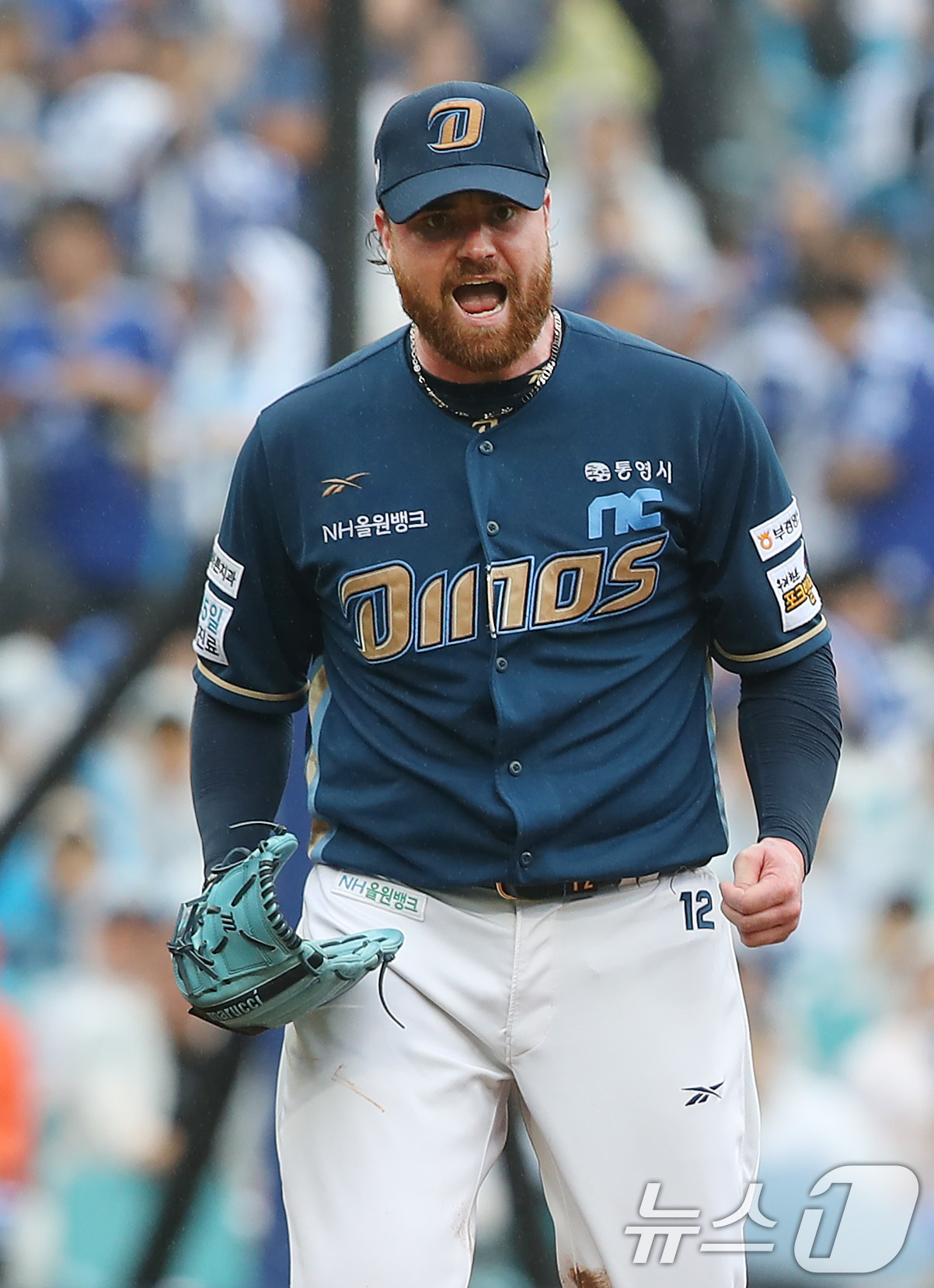 (대구=뉴스1) 공정식 기자 = 7일 오후 대구 삼성라이온즈파크에서 열린 프로야구 2025 신한 SOL뱅크 KBO 와일드카드 결정전 2차전, 삼성 라이온즈와 NC 다이노스의 경기, …