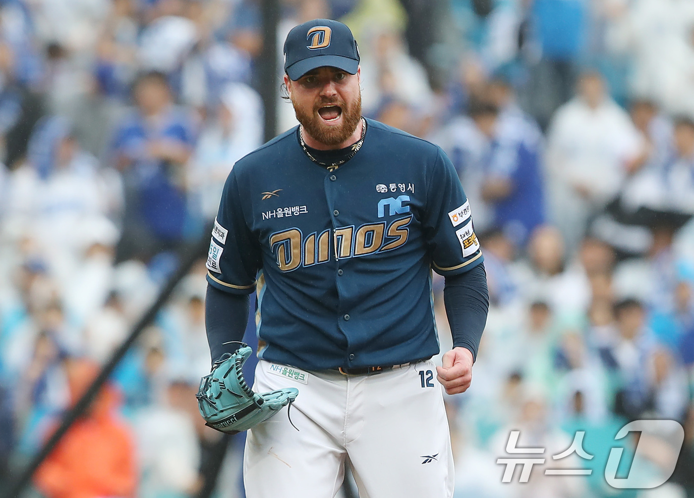 (대구=뉴스1) 공정식 기자 = 7일 오후 대구 삼성라이온즈파크에서 열린 프로야구 2025 신한 SOL뱅크 KBO 와일드카드 결정전 2차전, 삼성 라이온즈와 NC 다이노스의 경기, …