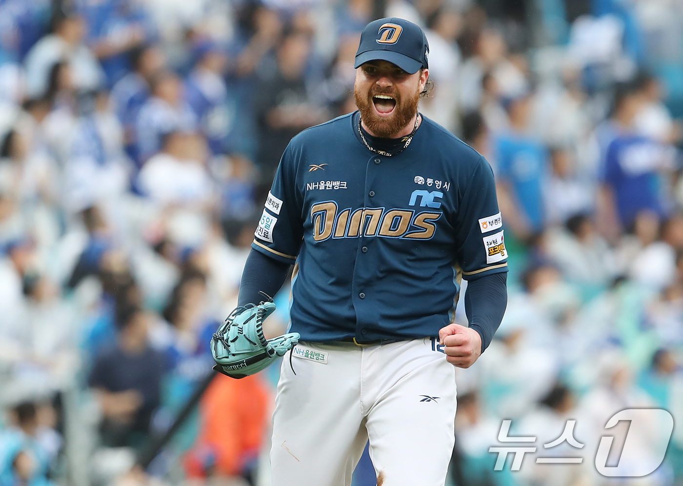 (대구=뉴스1) 공정식 기자 = 7일 오후 대구 삼성라이온즈파크에서 열린 프로야구 2025 신한 SOL뱅크 KBO 와일드카드 결정전 2차전, 삼성 라이온즈와 NC 다이노스의 경기, …