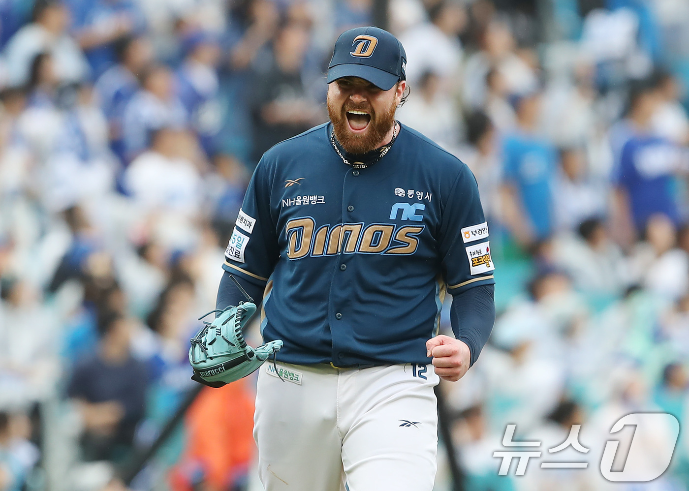 (대구=뉴스1) 공정식 기자 = 7일 오후 대구 삼성라이온즈파크에서 열린 프로야구 2025 신한 SOL뱅크 KBO 와일드카드 결정전 2차전, 삼성 라이온즈와 NC 다이노스의 경기, …
