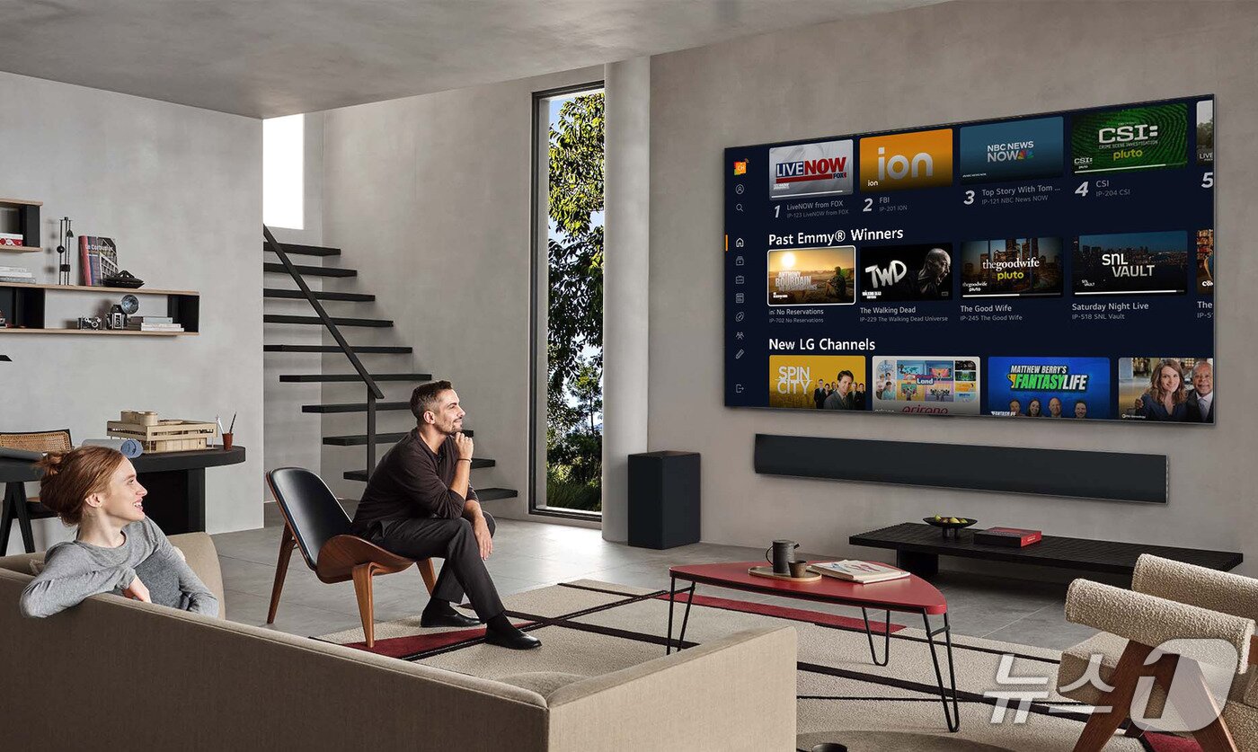 본문 이미지 - LG채널 메인 화면 모습. &#40;LG전자 제공. 재판매 및 DB 금지&#41; 2025.9.24/뉴스1