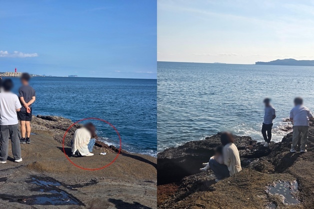 제주 해안서 아이 대변 뉘고 그대로 떠난 외국인 관광객 