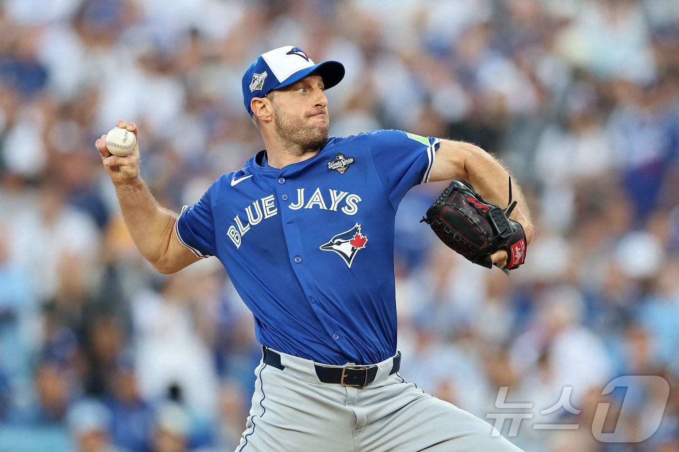 본문 이미지 - 토론토의 7차전 선발 투수 맥스 슈어저. ⓒ AFP=뉴스1