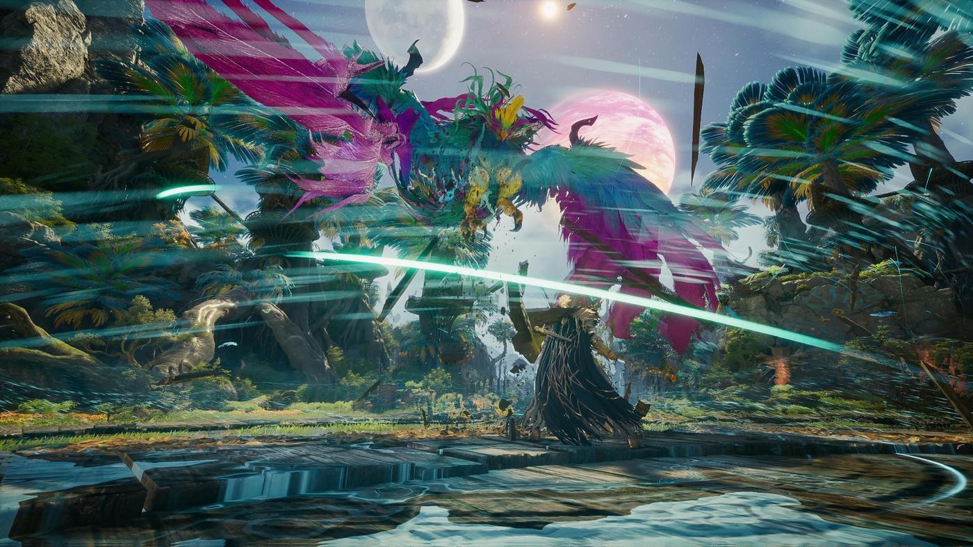 본문 이미지 - 아이온2 &#39;우루구구&#39; 던전의 보스인 &#39;신성한 아울도르&#39;와의 전투 장면&#40;엔씨소프트 제공. 재판매 및 DB금지&#41;/뉴스1