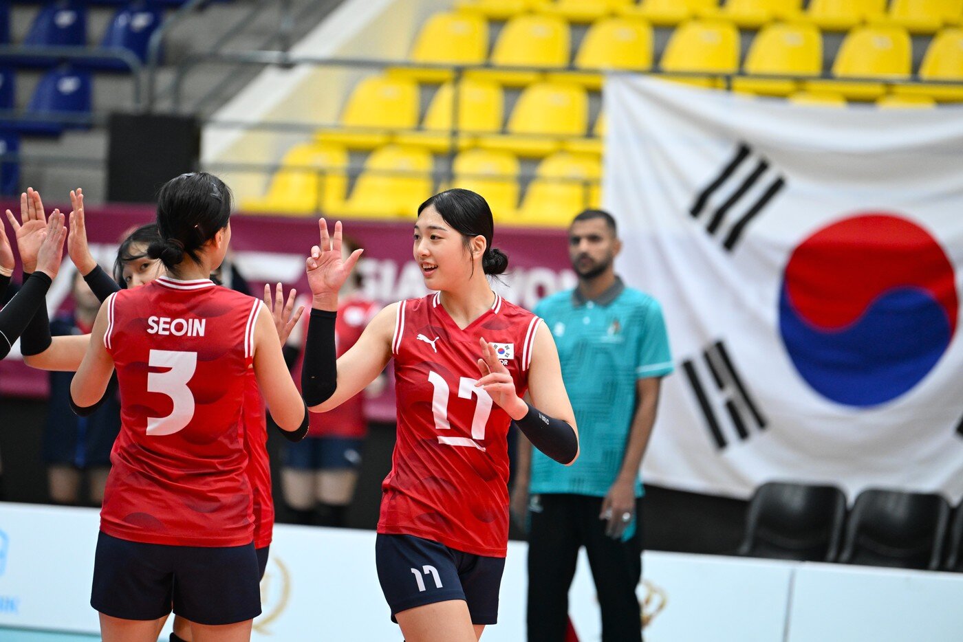 본문 이미지 - 한국 여자배구 대표팀의 손서연&#40;아시아배구연맹 제공&#41; 