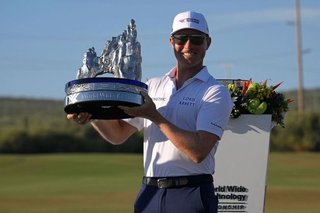 그리핀, PGA 투어 월드 와이드 테크놀로지 챔피언십 우승…시즌 3승