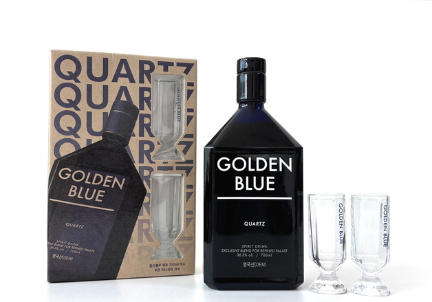 골든블루, 골든블루 쿼츠 미니샷잔 패키지 한정 판매