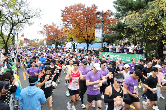 김해 마라톤대회 참가자 심정지…'출전' 소방대원 CPR로 의식 되찾아