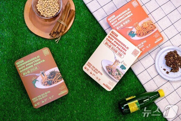 본문 이미지 - 홀썸위크의 &#39;콩누들&#39; 3종&#40;트러플크림·투움바·곤드레&#41; / 사진 = 홀썸위크 제공