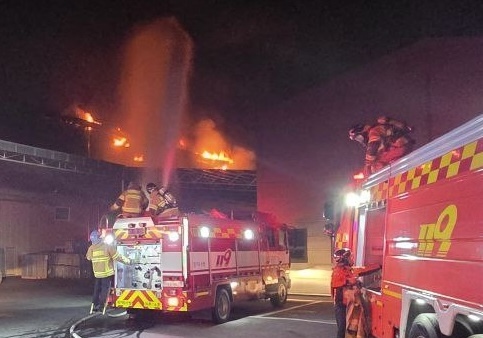 여주 주조 공장서 화재…20대 관계자 자체 진화 중 1도 화상