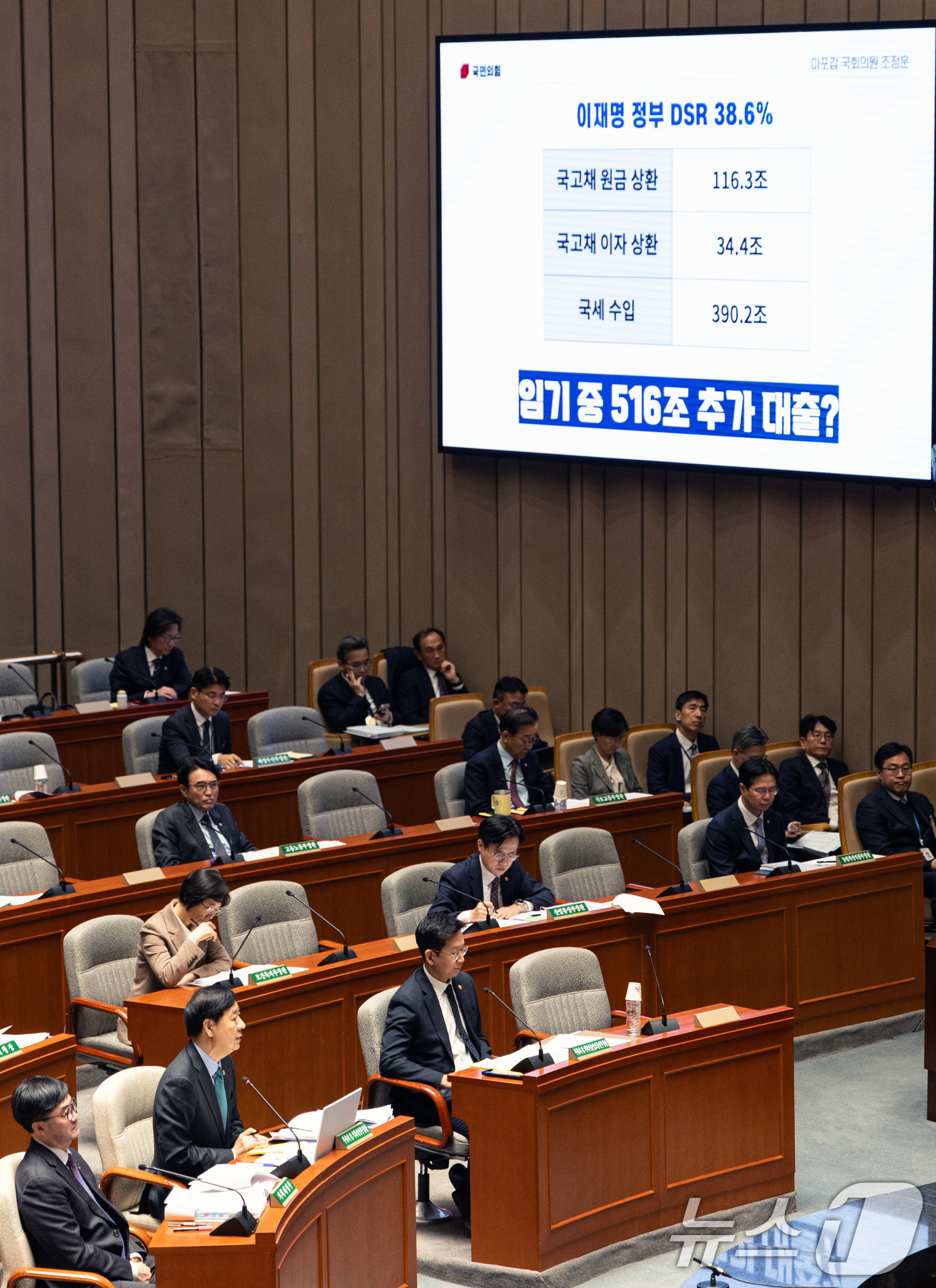 (서울=뉴스1) 이승배 기자 = 구윤철 경제부총리 겸 기획재정부 장관이 10일 서울 여의도 국회에서 열린 제429회국회(정기회) 예산결산특별위원회 제5차 전체회의에 출석해 의원 질 …