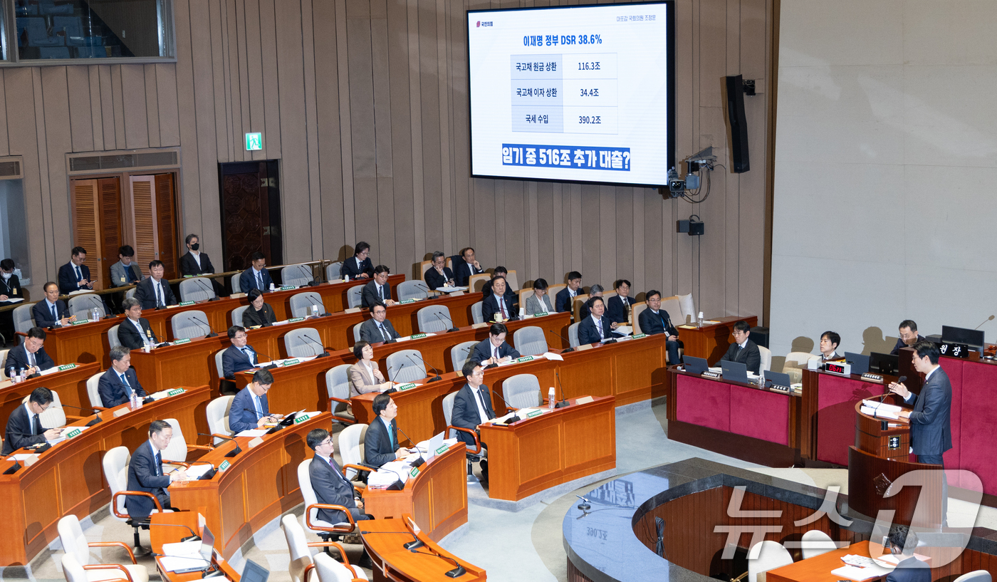 (서울=뉴스1) 이승배 기자 = 구윤철 경제부총리 겸 기획재정부 장관이 10일 서울 여의도 국회에서 열린 제429회국회(정기회) 예산결산특별위원회 제5차 전체회의에 출석해 의원 질 …