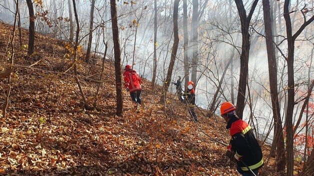 가평 북면 야산서 불…23분 만에 진화