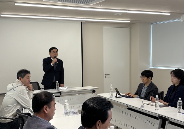 허성무, SK오션플랜트 매각 관련 현장 간담회 진행