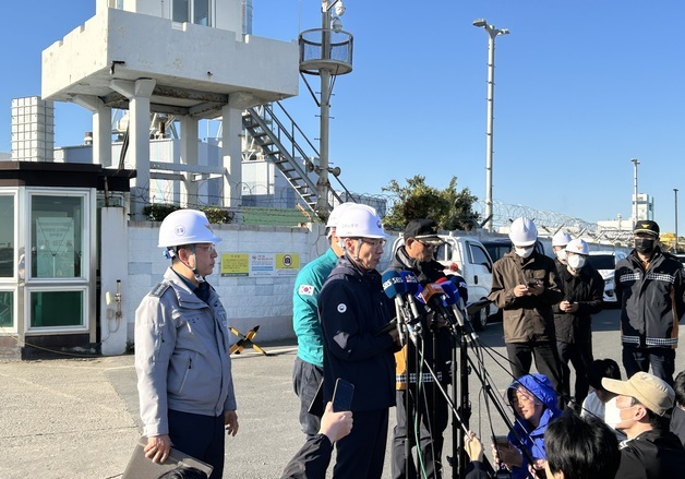 울산화력 보일러 타워 2기 해체 준비 막바지…"시점은 장관이 발표"