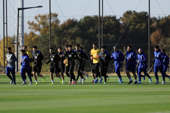 11월 A매치 2연전 앞둔 축구대표팀