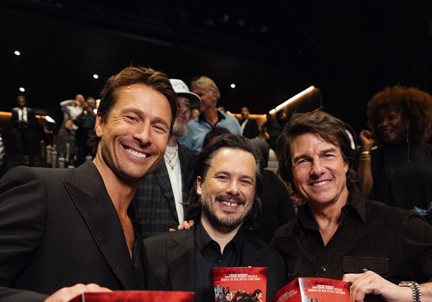 '더 러닝 맨' 톰 크루즈, 글렌 파월 지원사격…'액션 후배' 인증