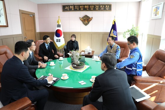 중국 광주총영사관, 서해해경청 방문 "중국 선원 구조활동 감사"