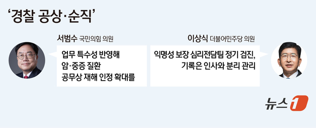 "경찰관 암·중증질환 공무상 재해 인정 확대…심리 검진 의무화해야"