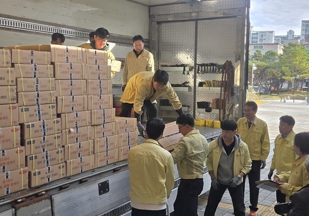 수능 문답지 충북 5개 시험지구 도착…13일 35개 시험장 운송