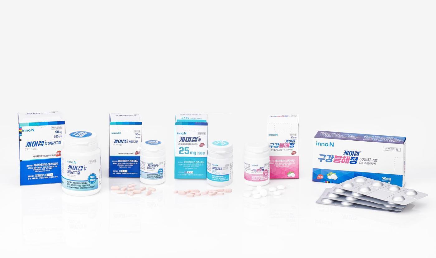 본문 이미지 - HK이노엔 위장관질환 신약 &#39;케이캡&#39;&#40;성분명 테고프라잔&#41;.&#40;HK이노엔 제공&#41;/뉴스1