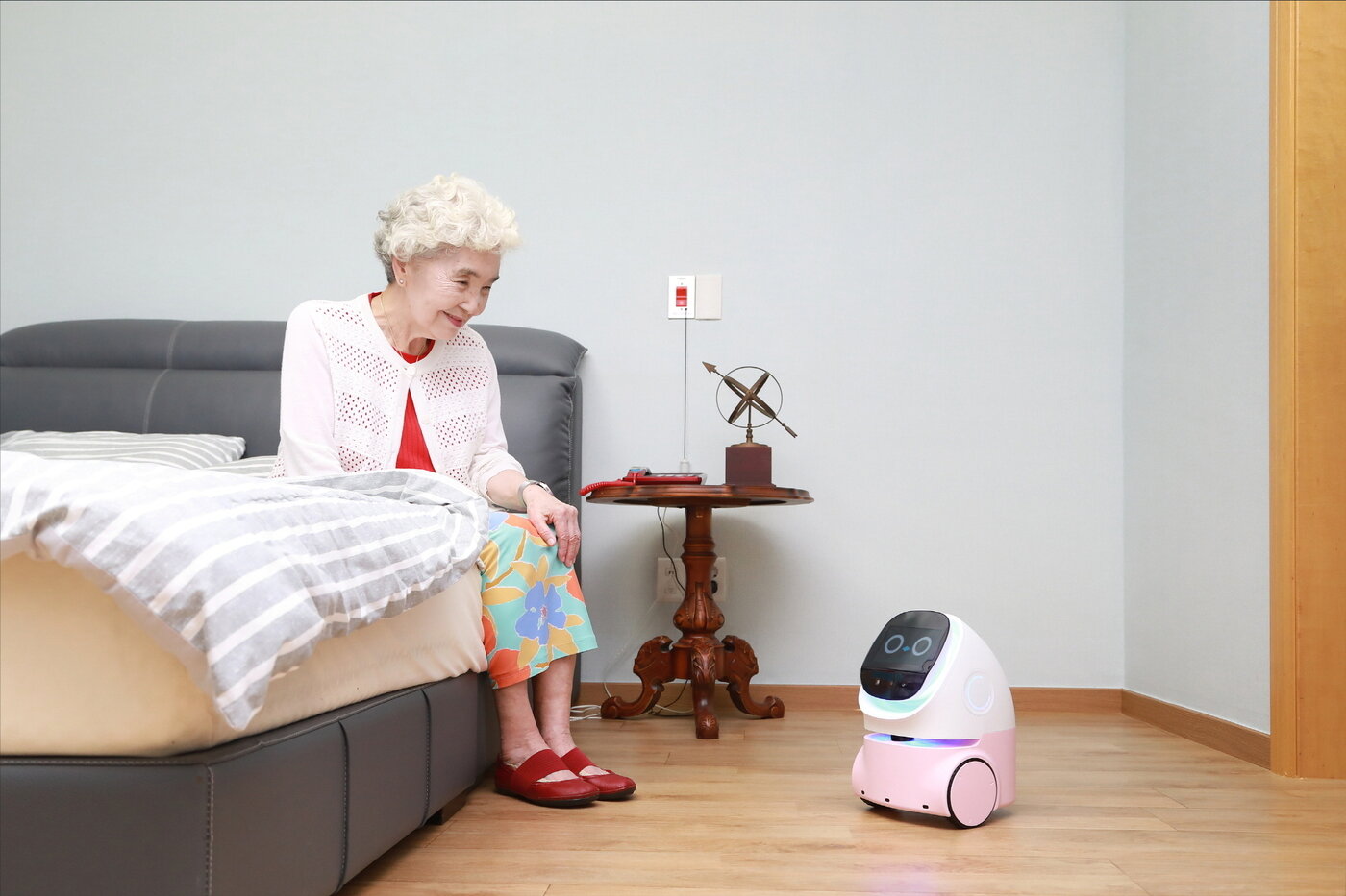 본문 이미지 -  홈 AI 컴패니언 로봇.(삼성물산 제공)/뉴스1ⓒ news1