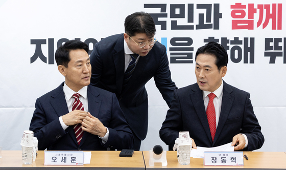 오세훈 "유튜버에 당 흔들리면 안돼…민심 거스른 張, 수도권 힘들다"