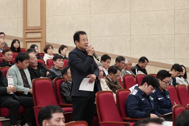 당진 도비도-난지도 탄소중립치유 특구 공청회 주민 100여명 참석