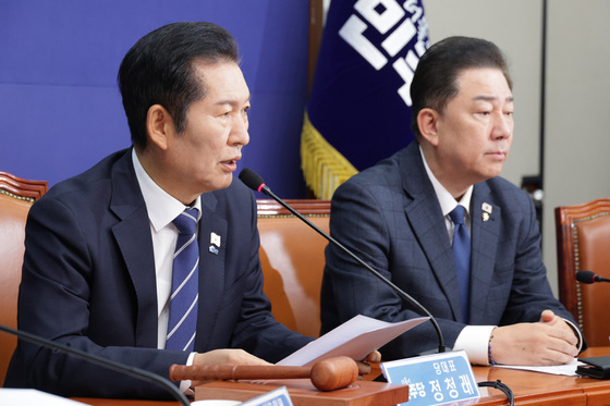 정청래, '불법 당원모집 의심' 현직군수 등 3명 중징계 요청