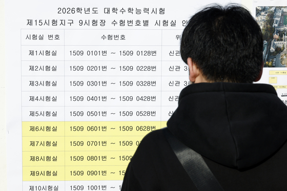 2026학년도 대학수학능력시험, 하루 앞으로