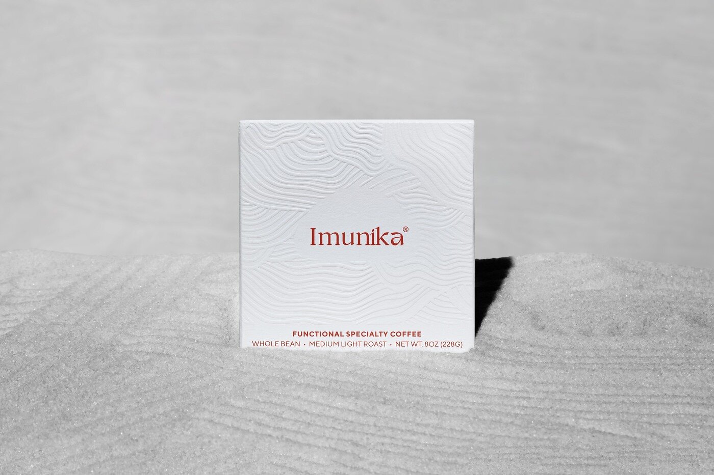 본문 이미지 -  북미에서 판매 중인 이뮤니카 레드 원두 커피.&#40;이뮤니카 제공&#41;