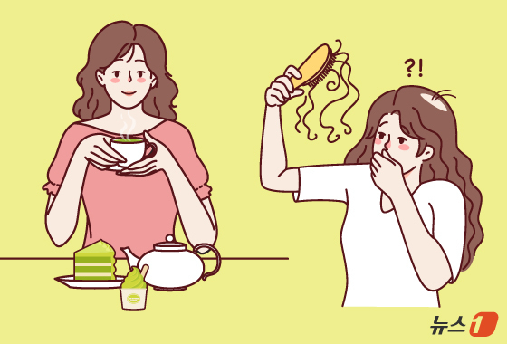 말차 먹고 모발 우수수…'탈모 괴담' 절반 맞고, 절반 틀리다 [메디로그]