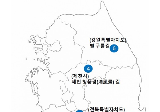 '제주·경남·전북·강원' 등 국내 첫 관광도로 6곳 선정