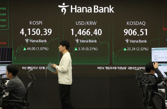 코스피-코스닥-원달러환율 '동반 상승'