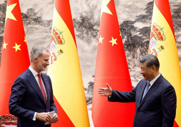 [포토] 시진핑 중국 주석과 펠리페 6세 스페인 국왕