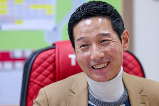 '통합우승' 염경엽 감독의 미소