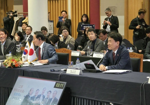 김진태 강원지사 "한·미·일 삼각 바이오 벨트 구축하자"