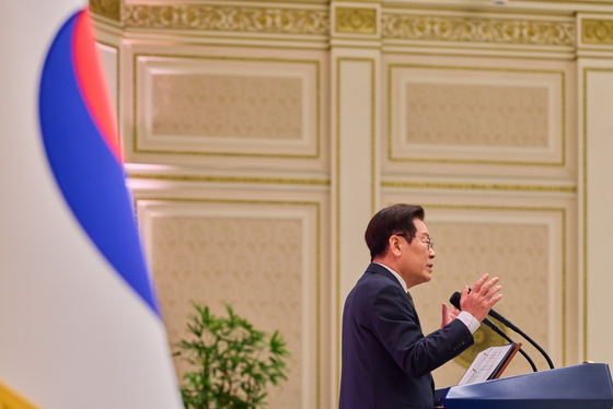 시장·군수·구청장 초청 국정설명회 발언하는 이재명 대통령