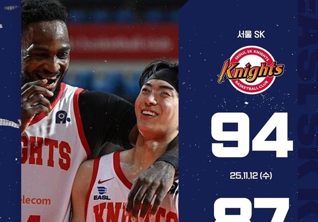 '워니 34점' SK, 홍콩 이스턴 꺾고 동아시아슈퍼리그 첫 승