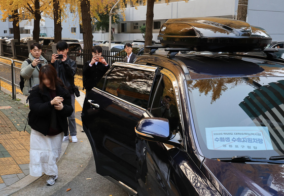 "입실 5분 남기고 간신히"…충북경찰 올해도 수험생 수송작전