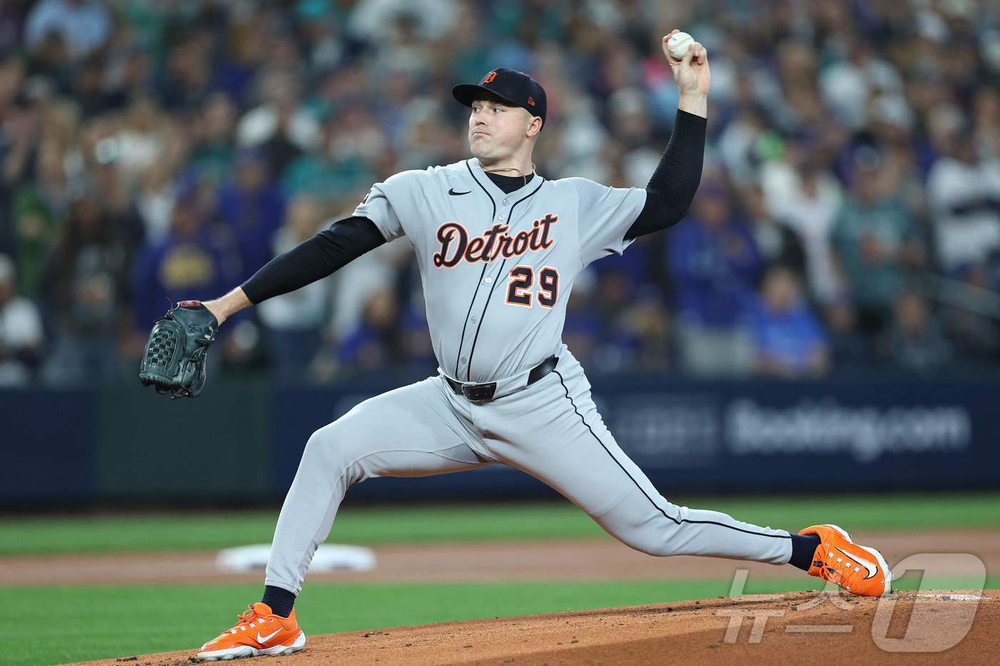 본문 이미지 - 아메리칸리그 사이영상 수상자 타릭 스쿠발&#40;디트로이트 타이거스&#41;. ⓒ AFP=뉴스1